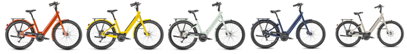 Bannière avec l'ensembles des vélos Moustache Lundi 27 — vélo électrique
