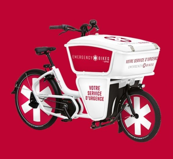 Emergency Bike, vélo d'urgence pour les professionnels de santé