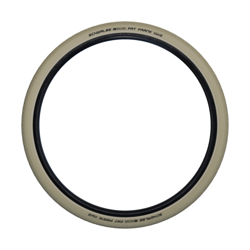 Pneu vélo Schwalbe Fat Frank crème 28x2.00" 50-622 — vélo électrique