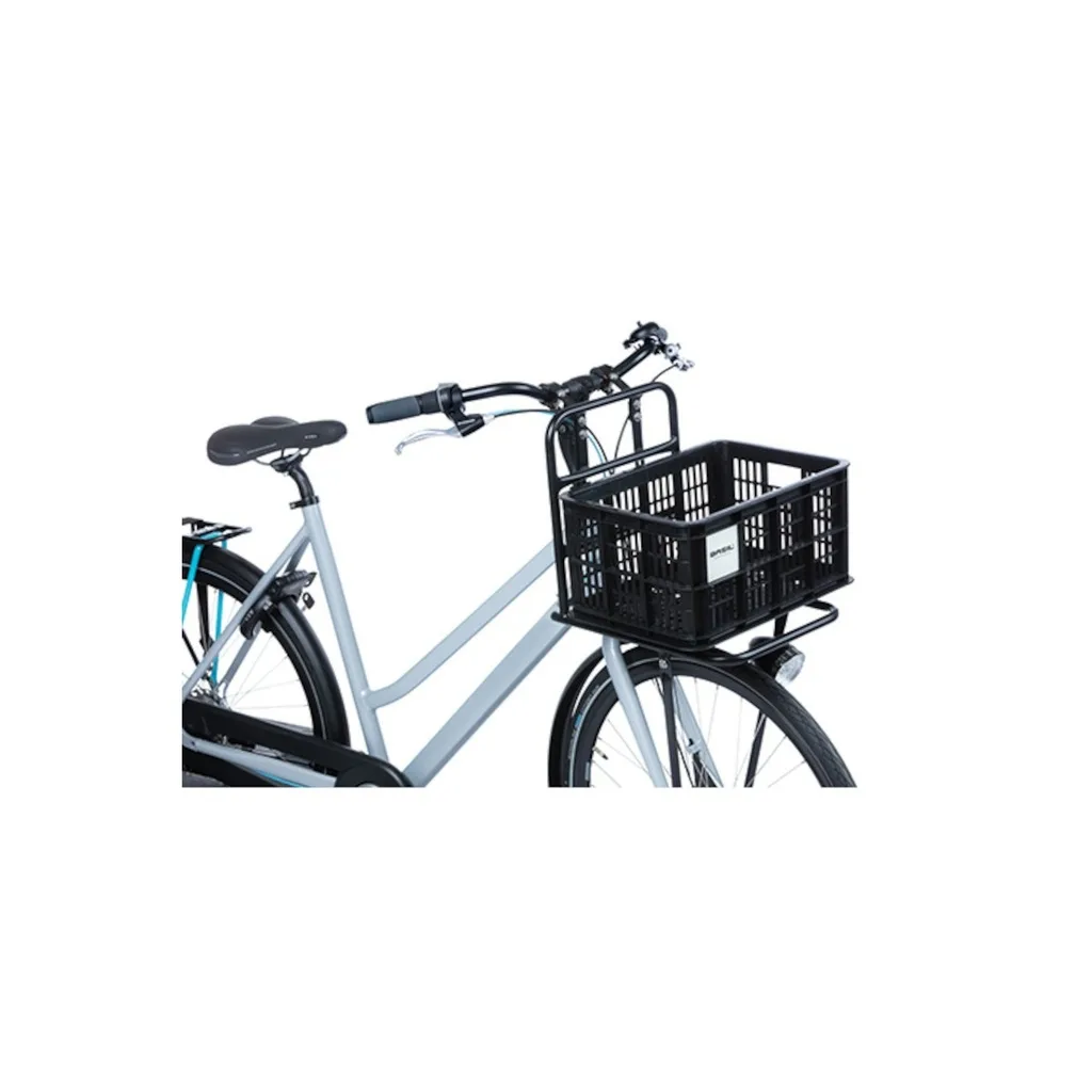 Basil caisse de vélo S, 17.5L, plastique recyclé, black — vélo électrique