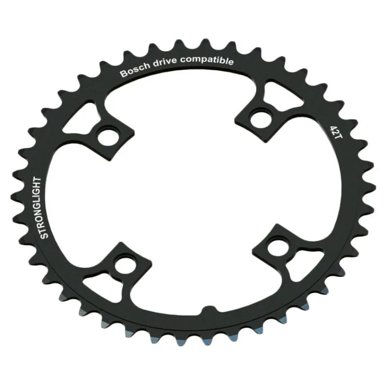 Stronglight plateau pour système bosch classic + 42 dents noir LK 104mm — vélo électrique
