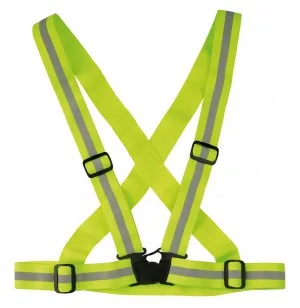 WoWow Sangle réfléchissante jaune, élastique et réglable — vélo électrique