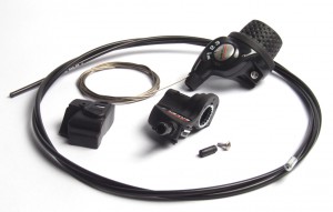[ECOX002051] Shimano Manette + cable + gaine + mécanisme Nexus 3