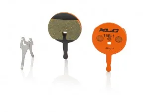 XLC BP-O17 PLAQUETTES DE FREIN POUR AVID BB5,PROMAX DSK 720,310,715,913,BR-D02 MECANICO ORGANIQUE ORANGE — vélo électrique
