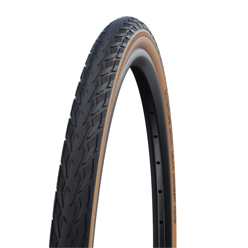 Schwalbe Pneu Delta Cruiser HS431 28x1.40" 37-622 Marron TSkin Relex