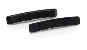 XLC BS-X07 SET DE 4 PATINS DE FREIN À CARTOUCHE V-BRAKE 72 mm NOIRS