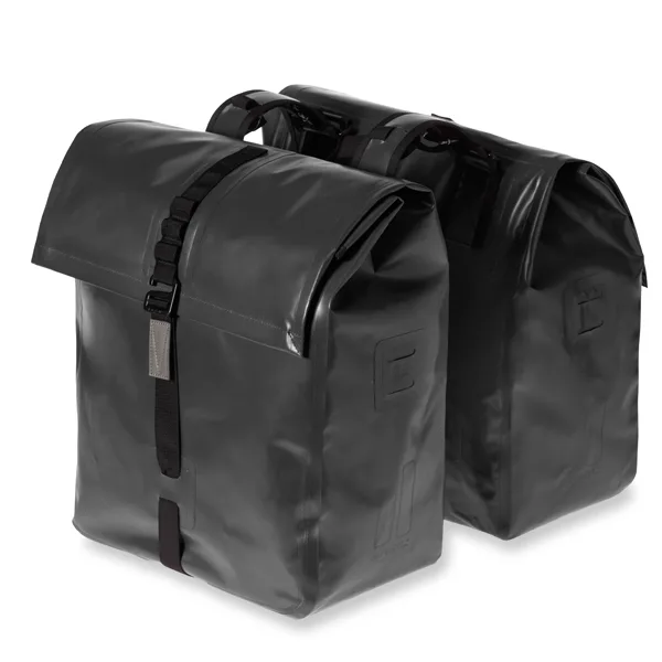 Basil Urban Dry - imperméable noir mat — vélo électrique
