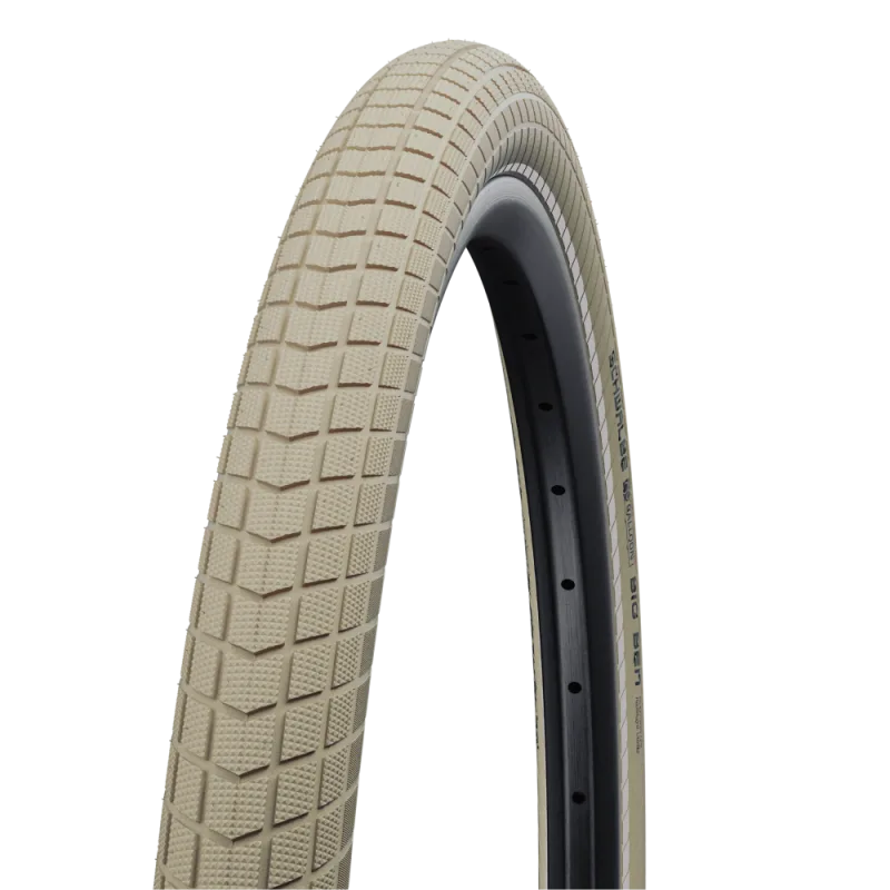 Schwalbe Pneu Big Ben HS439 K-Guard SBC Creme-Reflex 50-622 — vélo électrique