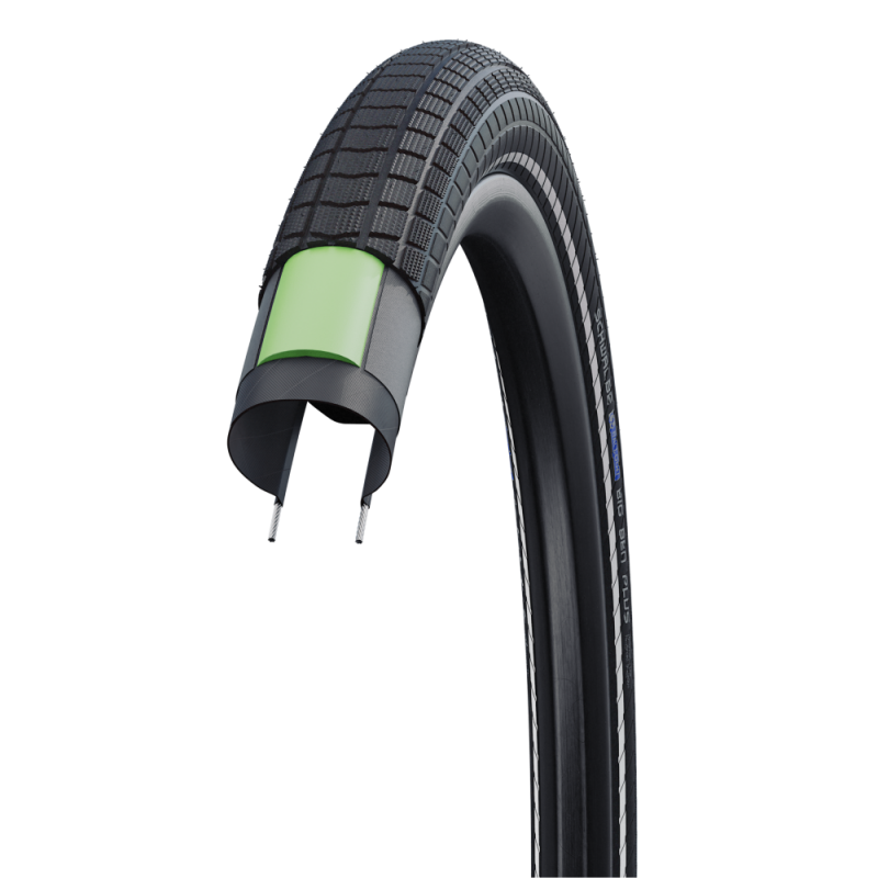 Schwalbe Pneu Big Ben Plus HS439 28x2.00"50-622 noir SSkin Refl.GG Perf/E