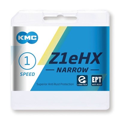 KMC Chaine Z1 EHX EPT 1/2x3/32 128 maillons 7.8 mm 1 vitesse