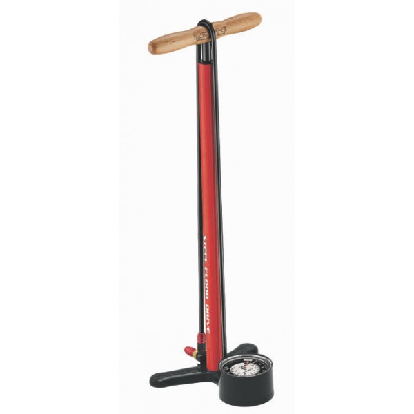 [ECOX131629] LEZYNE FLOOR PUMP STEEL FLOOR DRIVE (Rouge)