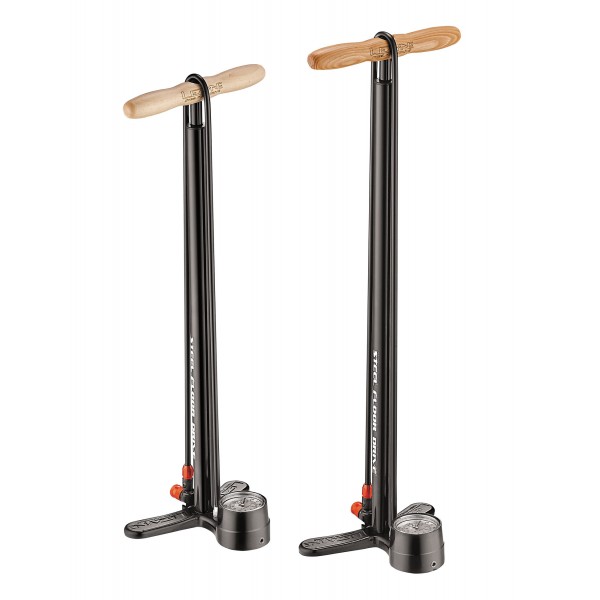 [ECOX131636] FLOOR PUMP LEZYNE STEEL FLOOR DRIVE TALL (Noir brillant)