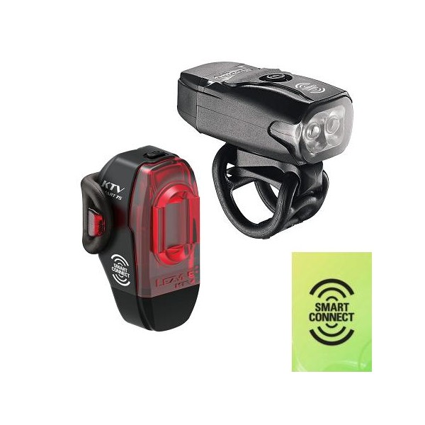 [ECOX132059] LED Lezyne KTV Smart Pro Avant et Arrière (Noir)