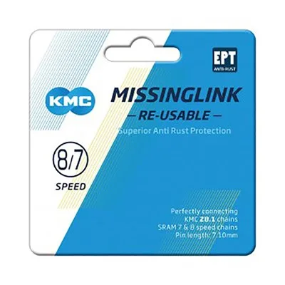 Maillon de fermeture KMC 7/8V.7.1 mm — vélo électrique