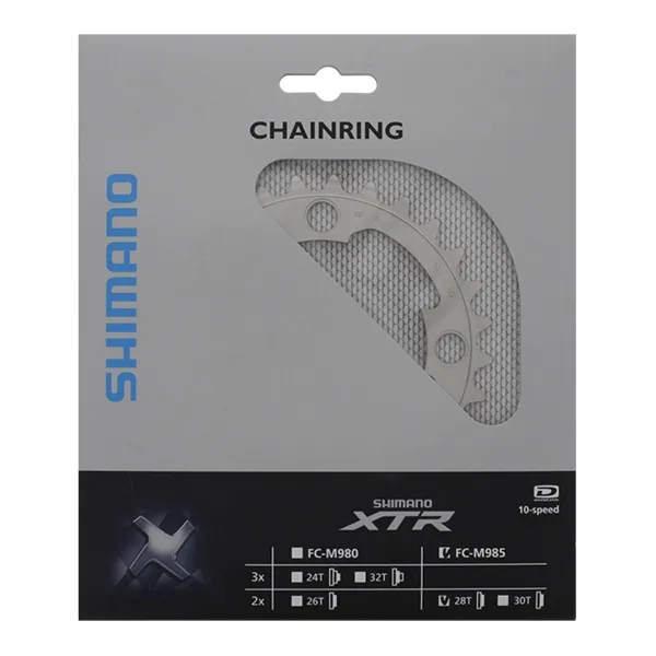 Shimano Plateau 28D-AGauche XTR FC-M985 For 40-28T — vélo électrique