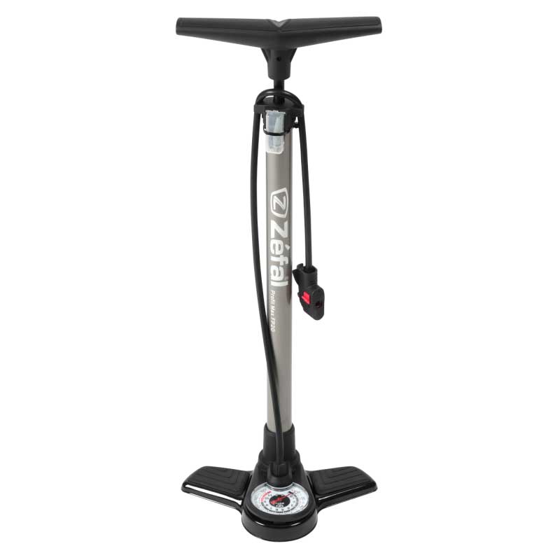 [ECOX169341] Zefal Pompe à pied Profil Max FP20 avec manomètre argent