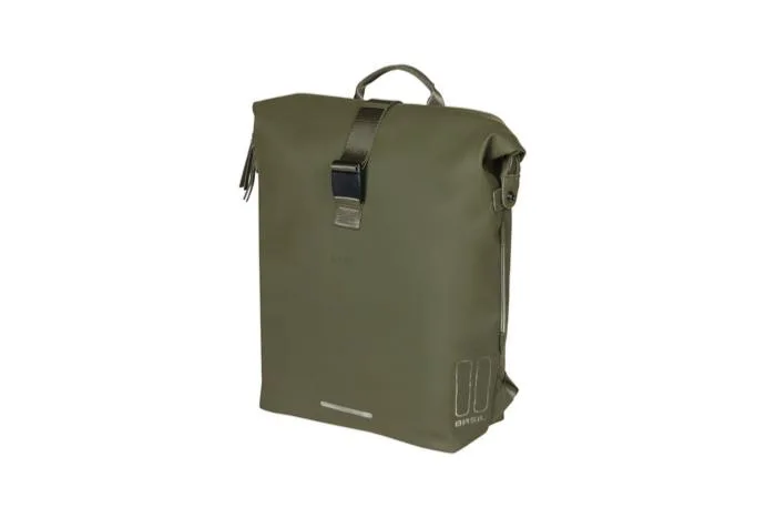 Basil Soho avec Éclairage LED - 17 L vert — vélo électrique