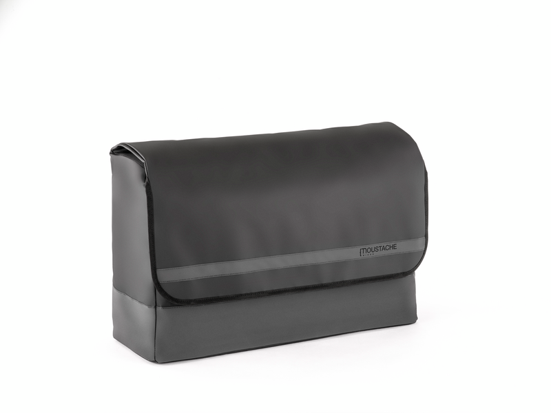 [ECOX186472] Moustache Clémentine -Sacoche Large 45L (Noir, 45)