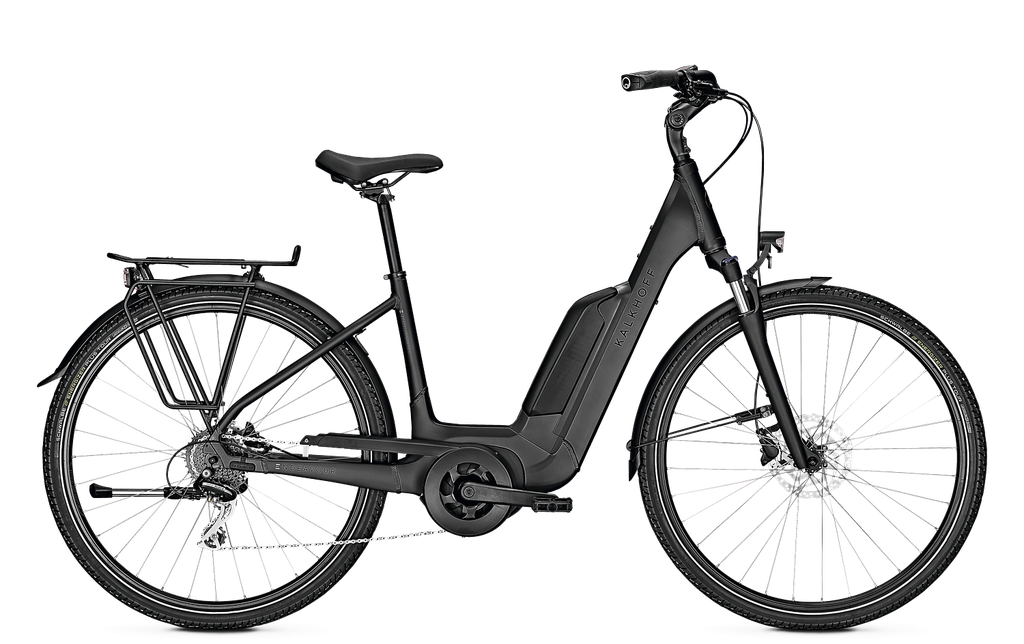 Vélo Électrique Urbain Kalkhoff Endeavour 1.B Move Cadre ouvert - Gris foncé, 725Wh, taille XS