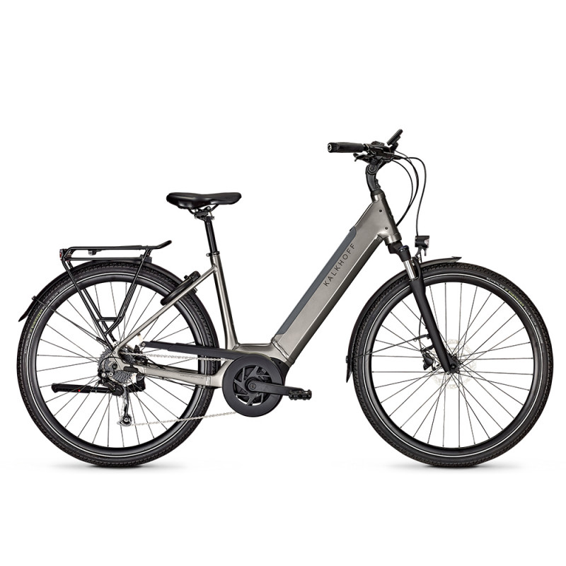 [ECOX269354] Kalkhoff Endeavour 3.B Move Cadre ouvert - Smart (S, Gris foncé, 500 Wh)