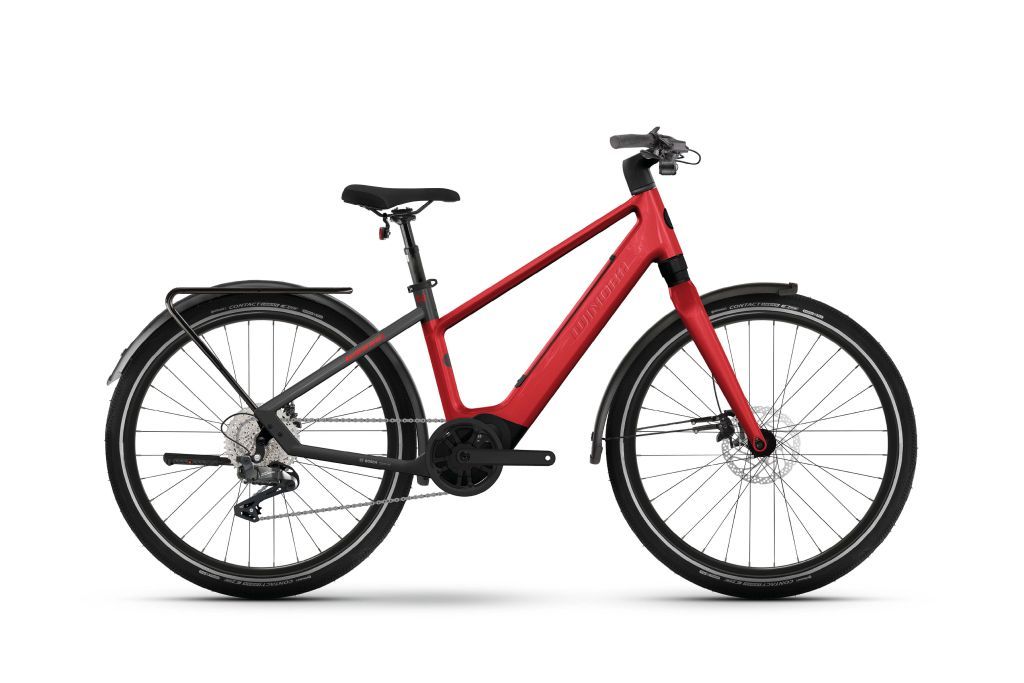 [ECOX275220] Winora iRide Pure X10 High (S, Rouge, 400 Wh)
