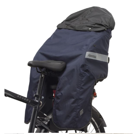 [ECOX275926] Opossum Story Protection de pluie pour siège enfant With Hood - Alien Blue