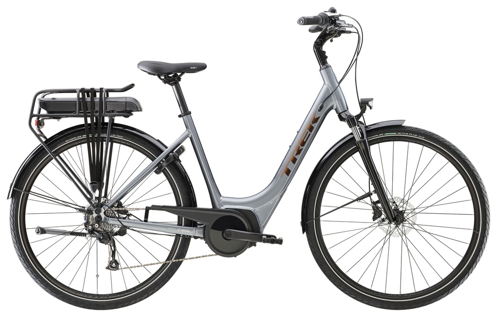 [ECOXtrek879] Trek Verve+ 1 Lowstep (XS, Gris, 300 Wh)