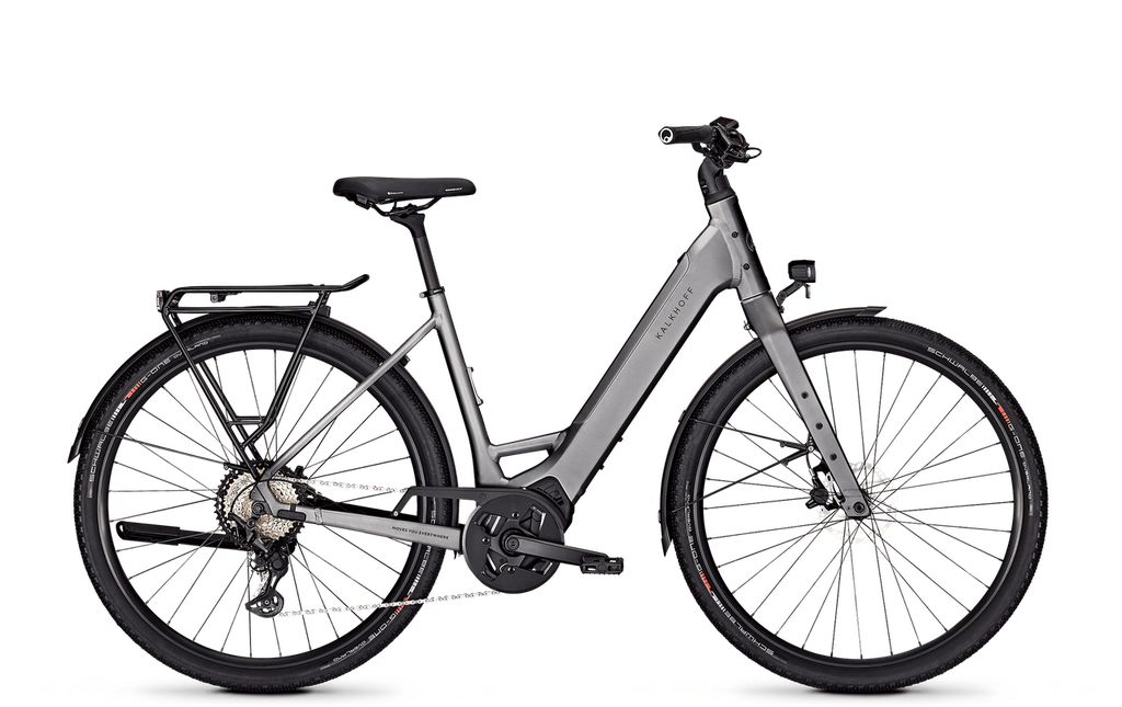 [ECOX286913] Kalkhoff Endeavour L Excite - Cadre ouvert (S, Gris, 400 Wh)