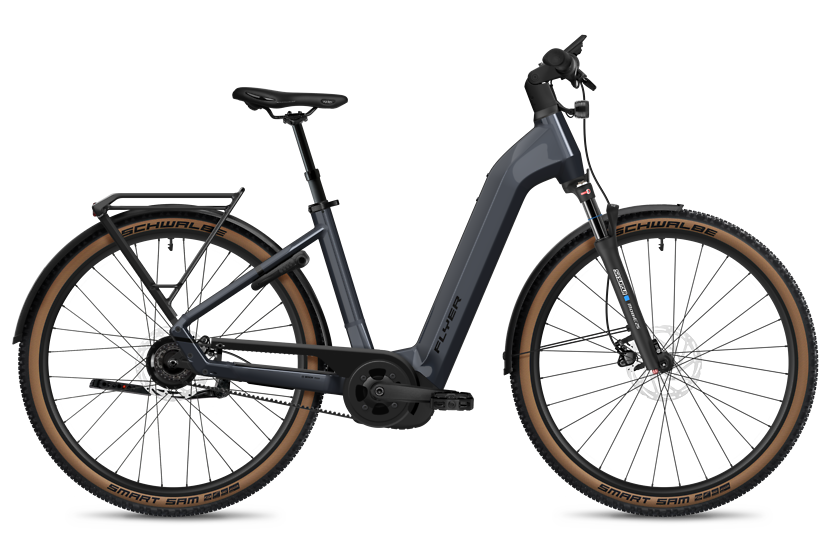 [ECOX295223] Flyer Gotour 5.23 CX - cadre ouvert (S, Gris, 750 Wh)