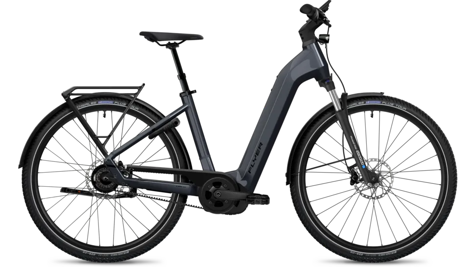 [ECOX295628] Flyer Gotour 5.43 CX - cadre ouvert (S, Gris, 750 Wh)