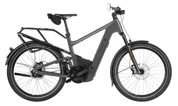 [ECOX344622] Riese & Müller Delite 5 Rohloff HS (S/M, Gris foncé, 800 Wh, Sans Offroad kit, Sans Comfort kit, Sans porte-bagages avant, Sans assistance au freinage, Porte-sacoches)