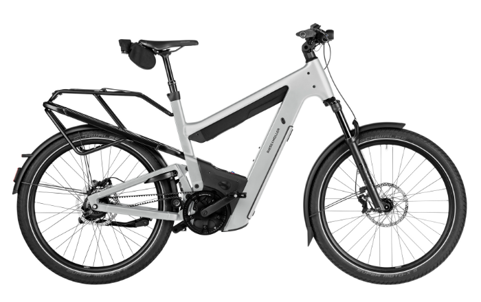 [ECOX346255] Riese & Müller Superdelite 5 Rohloff (S/M, Vert, 800 + 400 Wh, Sans Offroad kit, Sans porte-bagages avant, Sans assistance au freinage, Porte-sacoches)