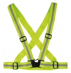 WoWow Sangle réfléchissante jaune, élastique et réglable — vélo électrique