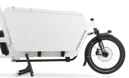Urban Arrow Aluminium Box L (Yale Lock) Blanc/Noir — vélo électrique