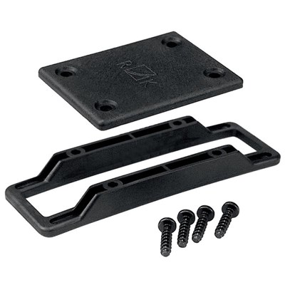 [Ecox160255] Set raccord KLICKfix . système GTA .raccord avec plaque, pour montage ultérieur .pour boîtes et paniers à mailles serrées, à intercaler dans l'adaptateur pour porte-bagages .montage facile, à visser.
